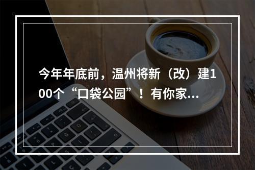 今年年底前，温州将新（改）建100个“口袋公园”！有你家附近的吗？