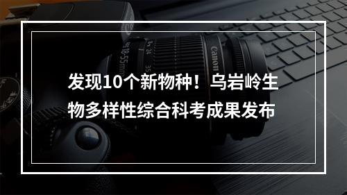 发现10个新物种！乌岩岭生物多样性综合科考成果发布