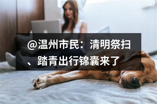 @温州市民：清明祭扫、踏青出行锦囊来了