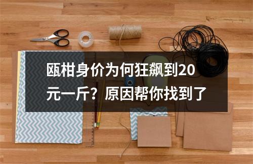 瓯柑身价为何狂飙到20元一斤？原因帮你找到了