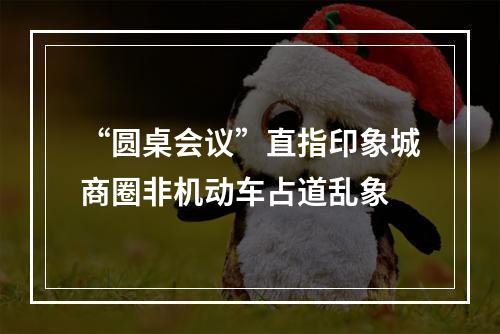 “圆桌会议”直指印象城商圈非机动车占道乱象