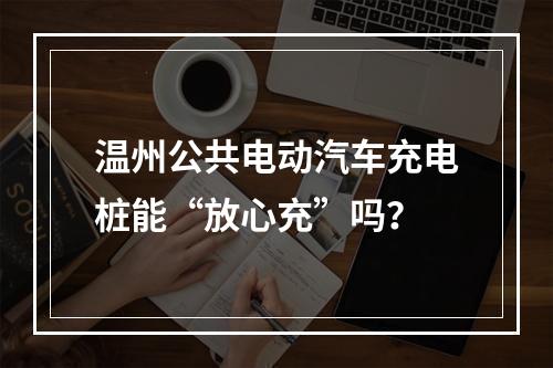 温州公共电动汽车充电桩能“放心充”吗？