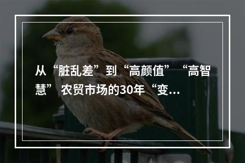 从“脏乱差”到“高颜值”“高智慧” 农贸市场的30年“变形记”