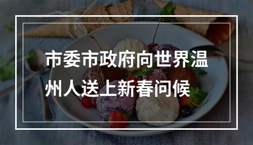 市委市政府向世界温州人送上新春问候