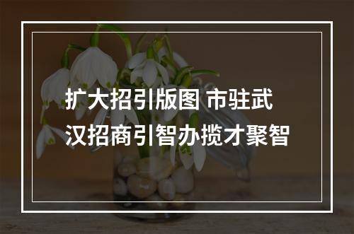 扩大招引版图 市驻武汉招商引智办揽才聚智