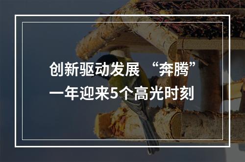 创新驱动发展 “奔腾”一年迎来5个高光时刻