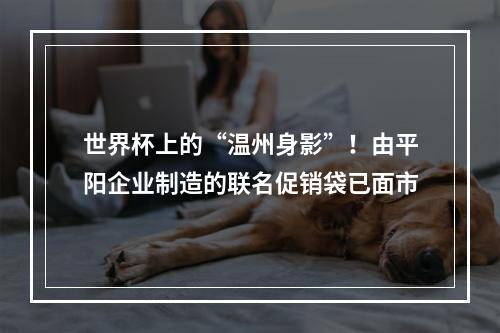 世界杯上的“温州身影”！由平阳企业制造的联名促销袋已面市