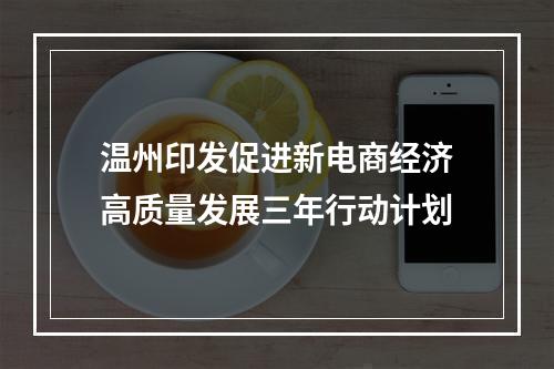 温州印发促进新电商经济高质量发展三年行动计划