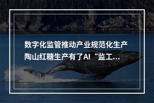 数字化监管推动产业规范化生产 陶山红糖生产有了AI“监工”