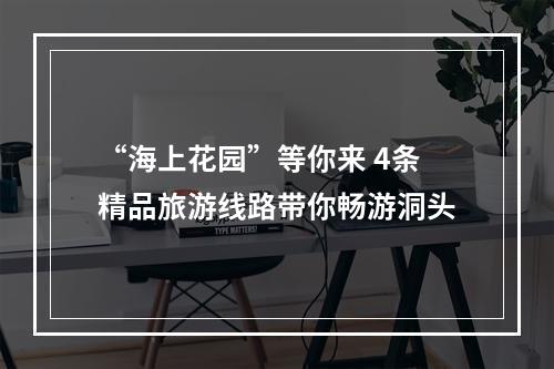 “海上花园”等你来 4条精品旅游线路带你畅游洞头