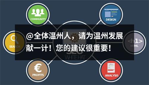 @全体温州人，请为温州发展献一计！您的建议很重要！