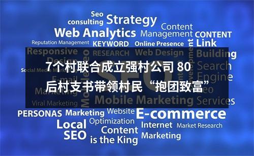 7个村联合成立强村公司 80后村支书带领村民“抱团致富”