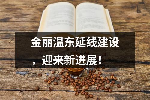 金丽温东延线建设，迎来新进展！