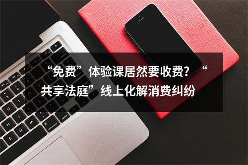 “免费”体验课居然要收费？“共享法庭”线上化解消费纠纷
