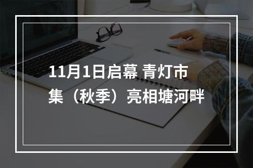 11月1日启幕 青灯市集（秋季）亮相塘河畔