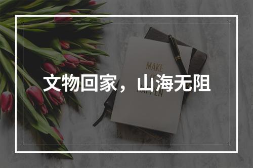 文物回家，山海无阻