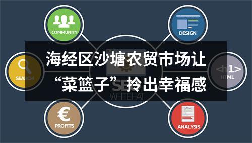 海经区沙塘农贸市场让“菜篮子”拎出幸福感