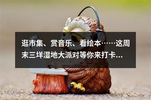 逛市集、赏音乐、看绘本……这周末三垟湿地大派对等你来打卡！