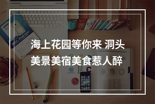 海上花园等你来 洞头美景美宿美食惹人醉