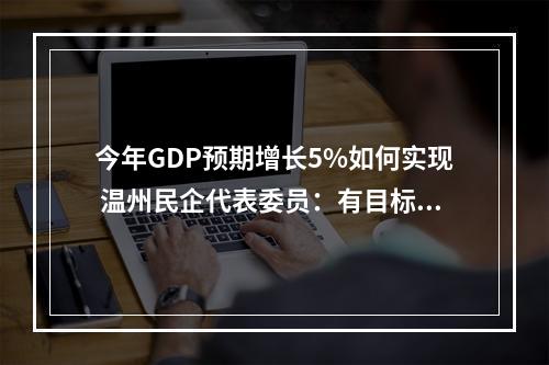 今年GDP预期增长5%如何实现 温州民企代表委员：有目标有动力
