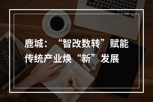 鹿城：“智改数转”赋能传统产业焕“新”发展