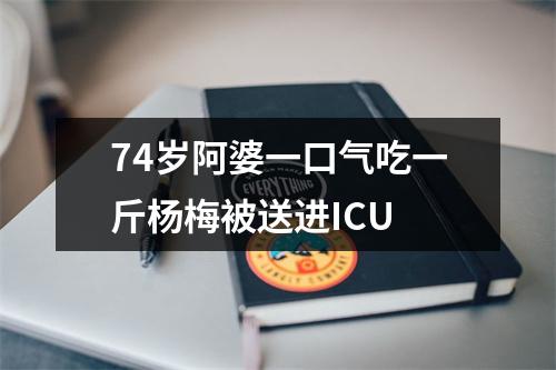 74岁阿婆一口气吃一斤杨梅被送进ICU