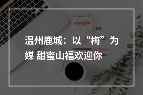 温州鹿城：以“梅”为媒 甜蜜山福欢迎你