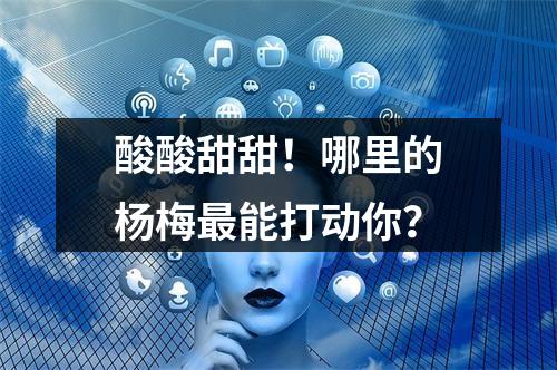 酸酸甜甜！哪里的杨梅最能打动你？