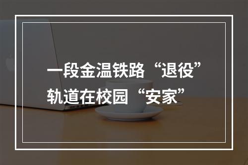 一段金温铁路“退役”轨道在校园“安家”