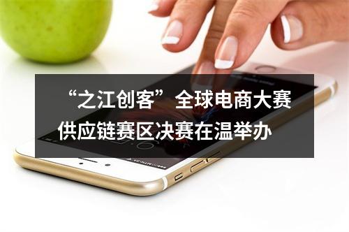 “之江创客”全球电商大赛供应链赛区决赛在温举办