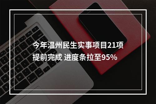 今年温州民生实事项目21项提前完成 进度条拉至95%