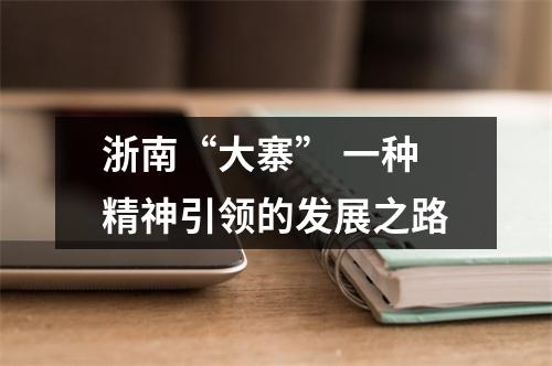 浙南“大寨” 一种精神引领的发展之路