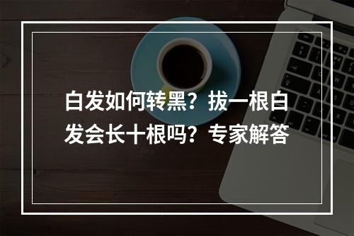 白发如何转黑？拔一根白发会长十根吗？专家解答