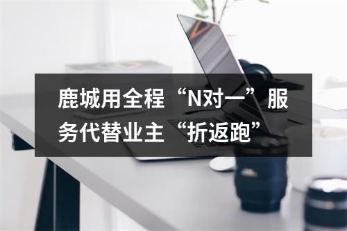 鹿城用全程“N对一”服务代替业主“折返跑”