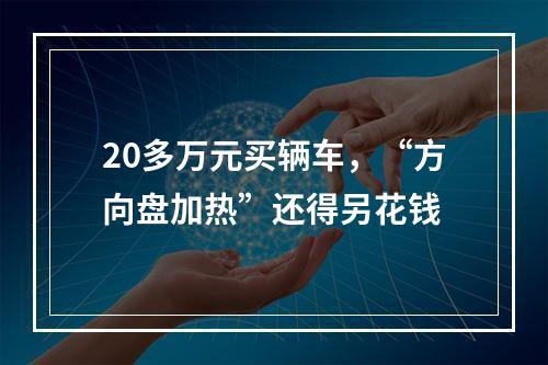 20多万元买辆车，“方向盘加热”还得另花钱