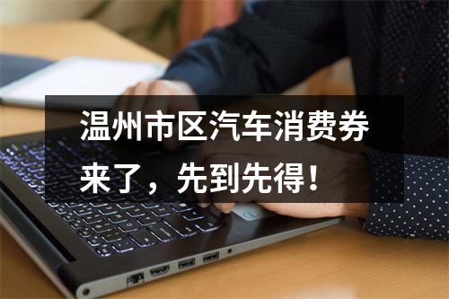 温州市区汽车消费券来了，先到先得！