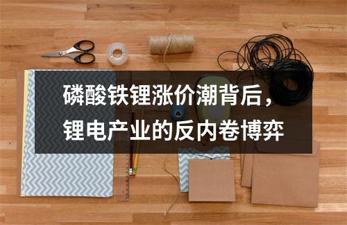 磷酸铁锂涨价潮背后，锂电产业的反内卷博弈