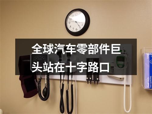 全球汽车零部件巨头站在十字路口