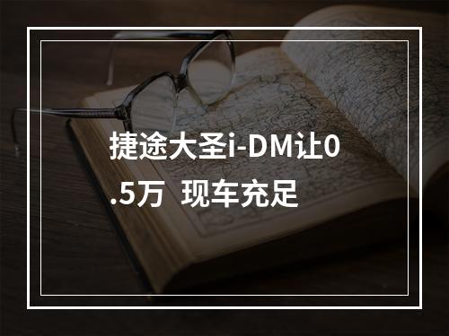 捷途大圣i-DM让0.5万  现车充足