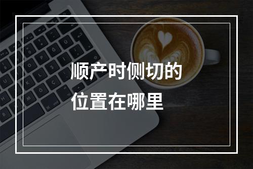 顺产时侧切的位置在哪里