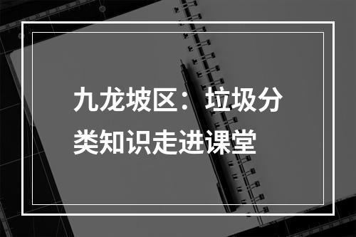 九龙坡区：垃圾分类知识走进课堂