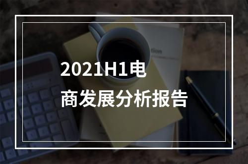 2021H1电商发展分析报告
