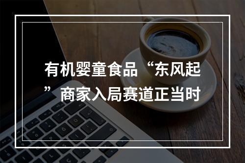 有机婴童食品“东风起”商家入局赛道正当时