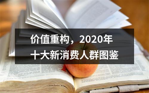 价值重构，2020年十大新消费人群图鉴