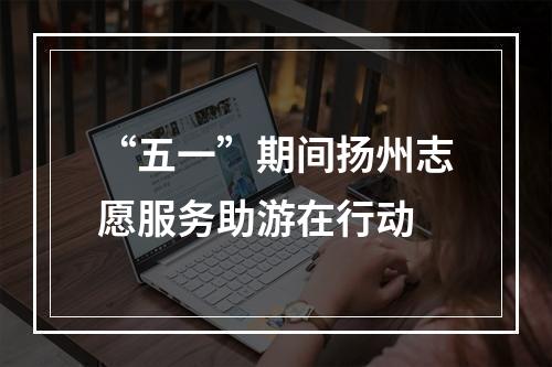 “五一”期间扬州志愿服务助游在行动