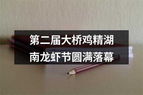 第二届大桥鸡精湖南龙虾节圆满落幕