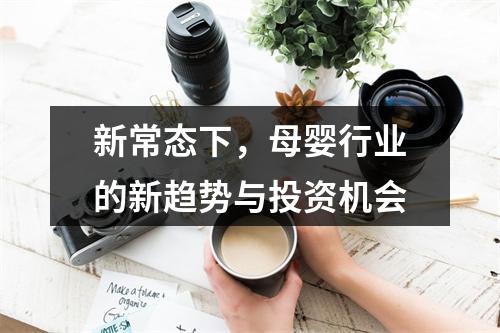 新常态下，母婴行业的新趋势与投资机会