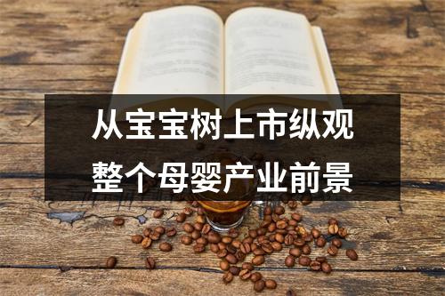 从宝宝树上市纵观整个母婴产业前景