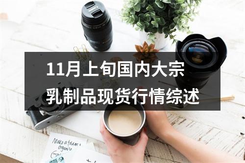 11月上旬国内大宗乳制品现货行情综述