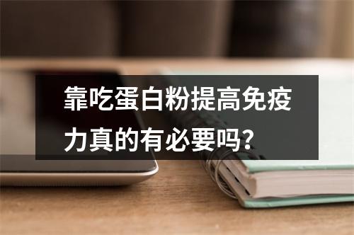 靠吃蛋白粉提高免疫力真的有必要吗？